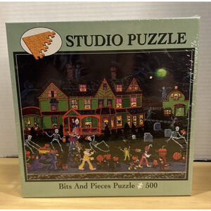 2007 DANCING SKELETONS 500 Pc Bits And Pieces Studio Puzzle NEW/SEALED Halloween